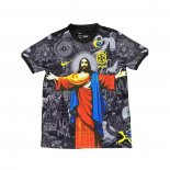 Maglia Brasile Jesus 2025 Nero Thailandia