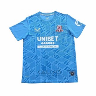 Maglia Middlesbrough Portiere 2025-2026 Blu Thailandia