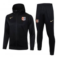 Tuta da Track FC Barcellona Bambino 2024-2025 Nero