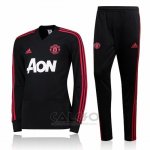 Tuta da Track Manchester United 2018-2019 Nero