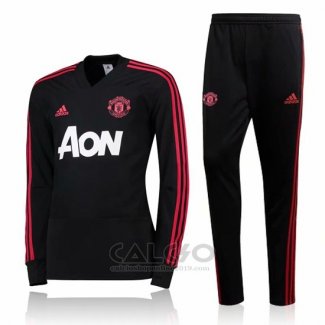 Tuta da Track Manchester United 2018-2019 Nero