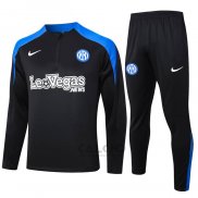 Tuta da Track di Felpa Inter 2024-2025 Nero