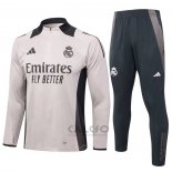 Tuta da Track di Felpa Real Madrid 2024-2025 Rosa Claro