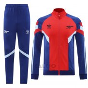 Tuta da Track di Giacca Arsenal 2024-2025 Rosso Blu