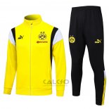 Tuta da Track di Giacca Borussia Dortmund 2023-2024 Giallo