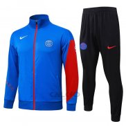 Tuta da Track di Giacca FC Barcellona 2025-2026 Blu Rosso