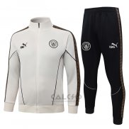 Tuta da Track di Giacca Manchester City Bambino 2026-2027 Crema
