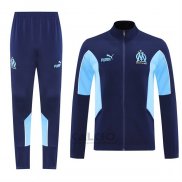 Tuta da Track di Giacca Olympique Marsiglia Bambino 2025-2026 Blu