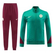 Tuta da Track di Giacca Paris Saint-Germain 2024-2025 Verde