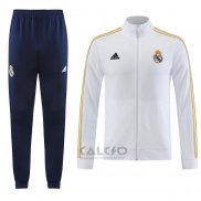 Tuta da Track di Giacca Real Madrid 2023-2024 Bianco