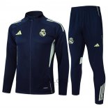 Tuta da Track di Giacca Real Madrid 2025-2026 Blu Scuro