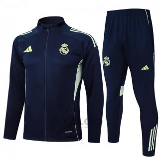 Tuta da Track di Giacca Real Madrid 2025-2026 Blu Scuro