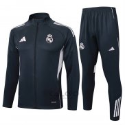 Tuta da Track di Giacca Real Madrid 2025-2026 Grigio
