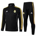 Tuta da Track di Giacca Real Madrid Bambino 2025-2026 Nero Giallo