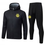 Tuta da Track di Giacca a Vento Borussia Dortmund 2025-2026 Nero