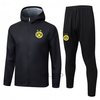 Tuta da Track di Giacca a Vento Borussia Dortmund 2025-2026 Nero
