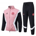 Tuta da Track di Giacca a Vento Paris Saint-Germain 2025-2026 Rosa Nero