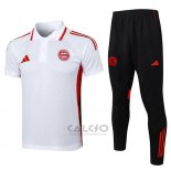Conjunto Polo Bayern Monaco 2025-2026 Bianco