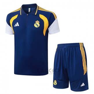 Conjunto Polo Real Madrid 2026-2027 Blu