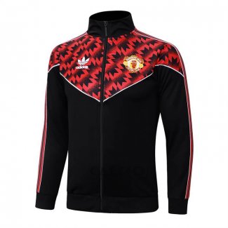Giacca Manchester United 2025-2026 Nero Rosso