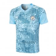 Maglia Allenamento Manchester City 2023-2024 Blu