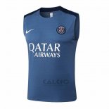 Maglia Allenamento Paris Saint-Germain Senza Maniche 2025-2026 Grigio