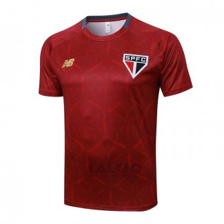 Maglia Allenamento Sao Paulo 2025-2026 Rosso