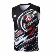 Maglia Allenamento Sao Paulo Senza Maniche 2025-2026 Nero