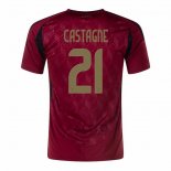 Maglia Belgio Giocatore Castagne Home 2024