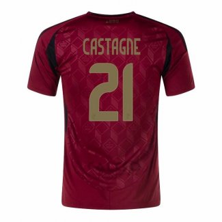 Maglia Belgio Giocatore Castagne Home 2024