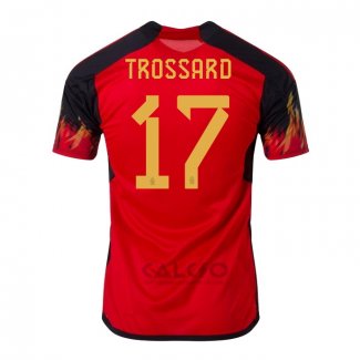 Maglia Belgio Giocatore Trossard Home 2022