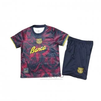 Maglia FC Barcellona Special Bambino 2026-2027 Nero Rosso