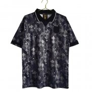 Maglia Inghilterra Retro 1990 Nero