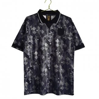 Maglia Inghilterra Retro 1990 Nero