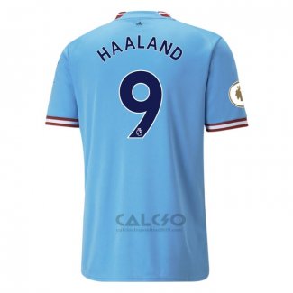 Maglia Manchester City Giocatore Haaland Home 2022-2023