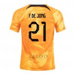 Maglia Paesi Bassi Giocatore F.de Jong Home 2022