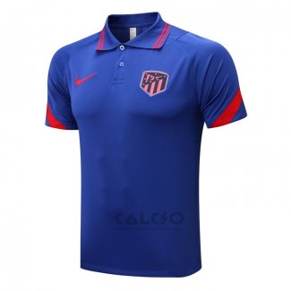 Maglia Polo Atletico Madrid 2022-2023 Blu