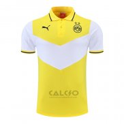 Maglia Polo Borussia Dortmund 2022-2023 Giallo e Bianco