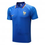 Maglia Polo Francia 2022-2023 Blu