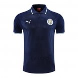 Maglia Polo Manchester City 2022-2023 Blu Marino