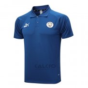 Maglia Polo Manchester City 2023-2024 Blu