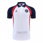 Maglia Polo Paris Saint-Germain Jordan 2022-2023 Bianco
