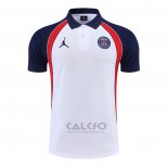 Maglia Polo Paris Saint-Germain Jordan 2022-2023 Bianco