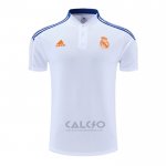 Maglia Polo Real Madrid 2022-2023 Bianco e Blu