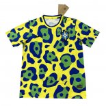 Maglia Prematch Brasile 2024 Giallo Verde