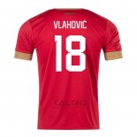 Maglia Serbia Giocatore Vlahovic Home 2022