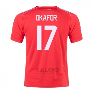 Maglia Svizzera Giocatore Okafor Home 2022