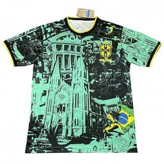 Maglia Brasile Special 2024-2025 Verde Thailandia