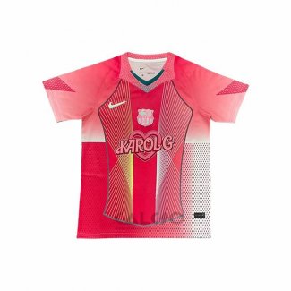 Maglia FC Barcellona x Karol G 2025-2026 Rosa Thailandia