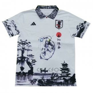 Maglia Giappone Cartoon 2024-2025 Bianco Thailandia